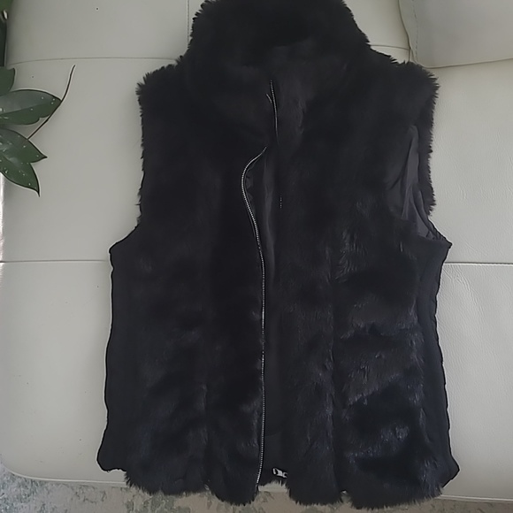 Ci Sono By Cavalini Faux Vest Cable Knit Sz Large - Picture 5 of 8